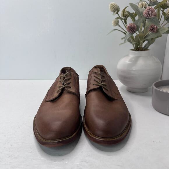 Steve Madden Kastor Derby Shoes Lace Up Leather Upper Brown Mens Size 7M - Picture 2 of 9